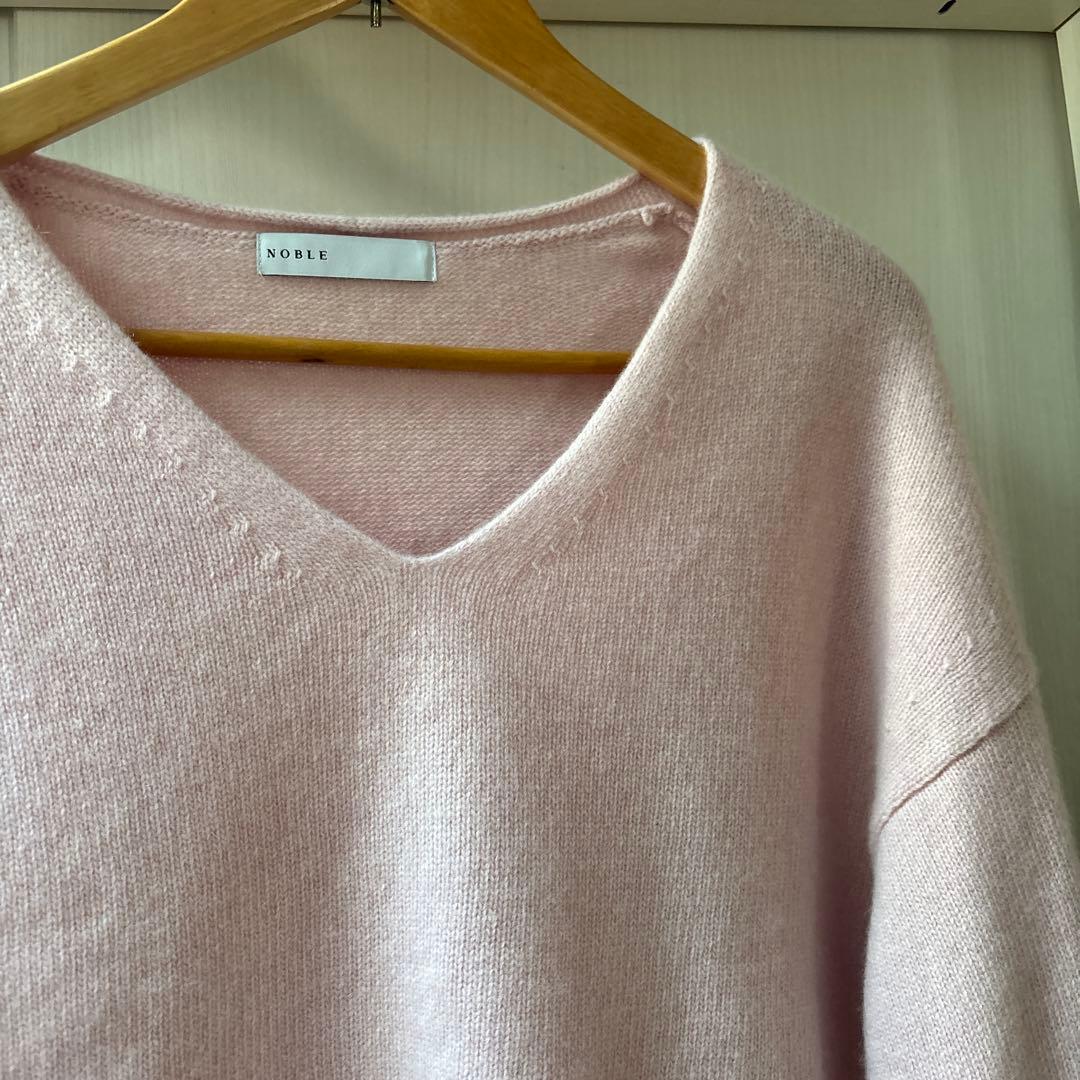 2023年　ノーブル　 カシミヤウールショートVプルオーバー