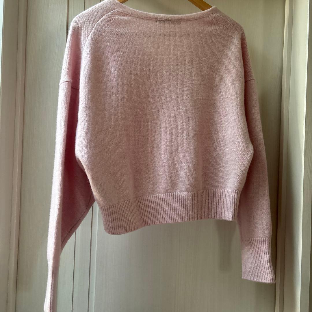 2023年　ノーブル　 カシミヤウールショートVプルオーバー