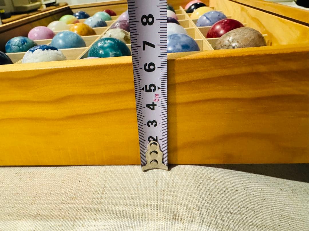 鉱物キャンドル35個セット(標本箱付き)