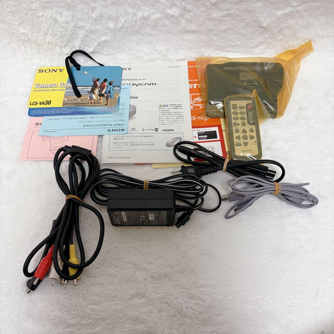 【極美品】SONY Handycam HDDビデオカメラ HDR-SR8