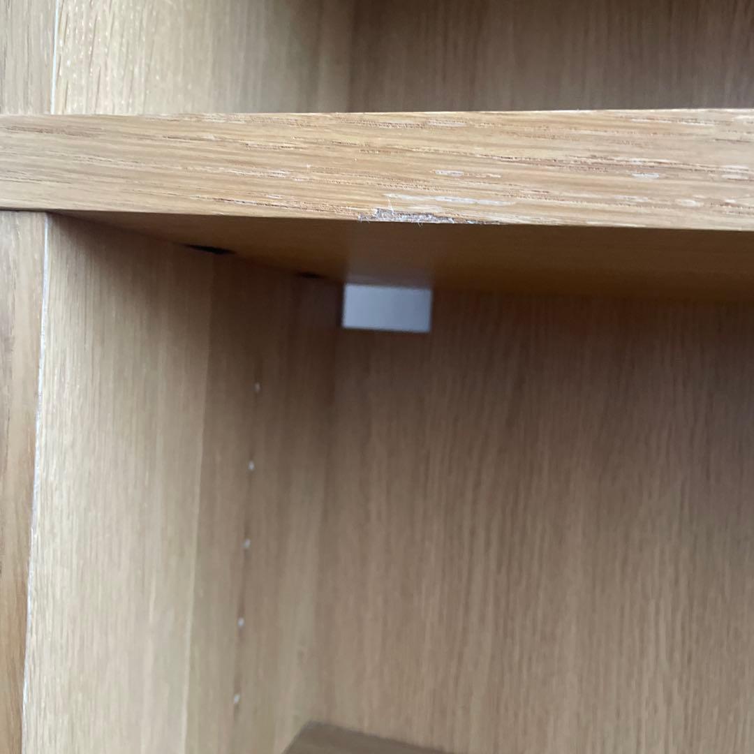 無印良品 MUJI オーク材 薄型ラック ワイド小 ＋追加セットワイド