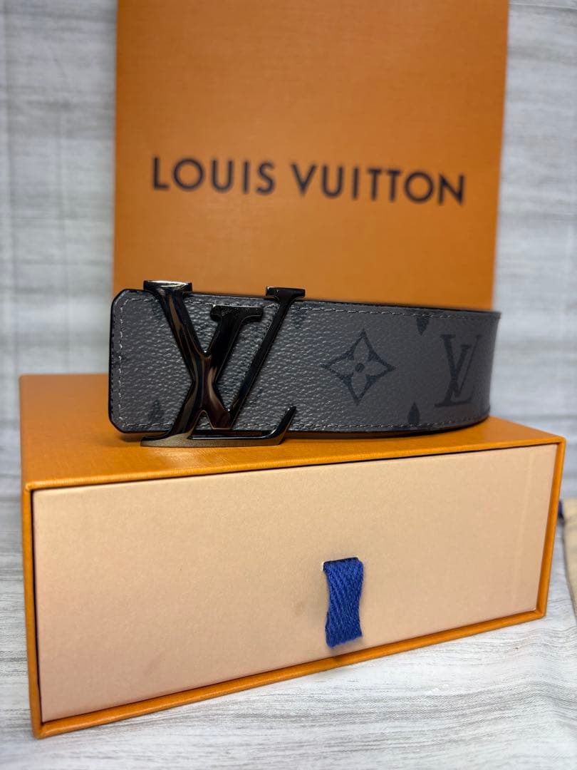 【極美品】 LOUIS VUITTON ルイヴィトン LVベルト エクリプス