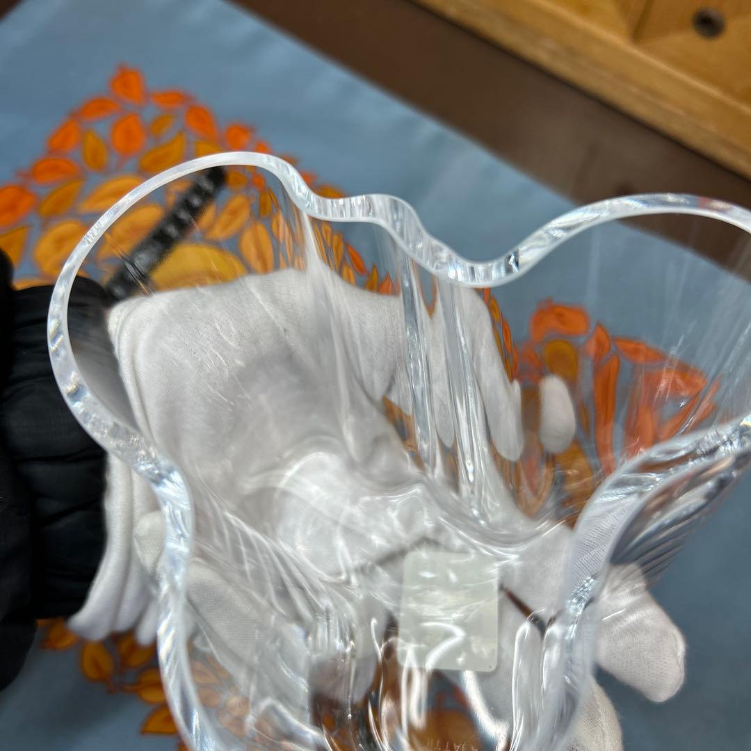 イッタラ　アルヴァ・アアルト　クリア　95ミリ フラワーベース　美品