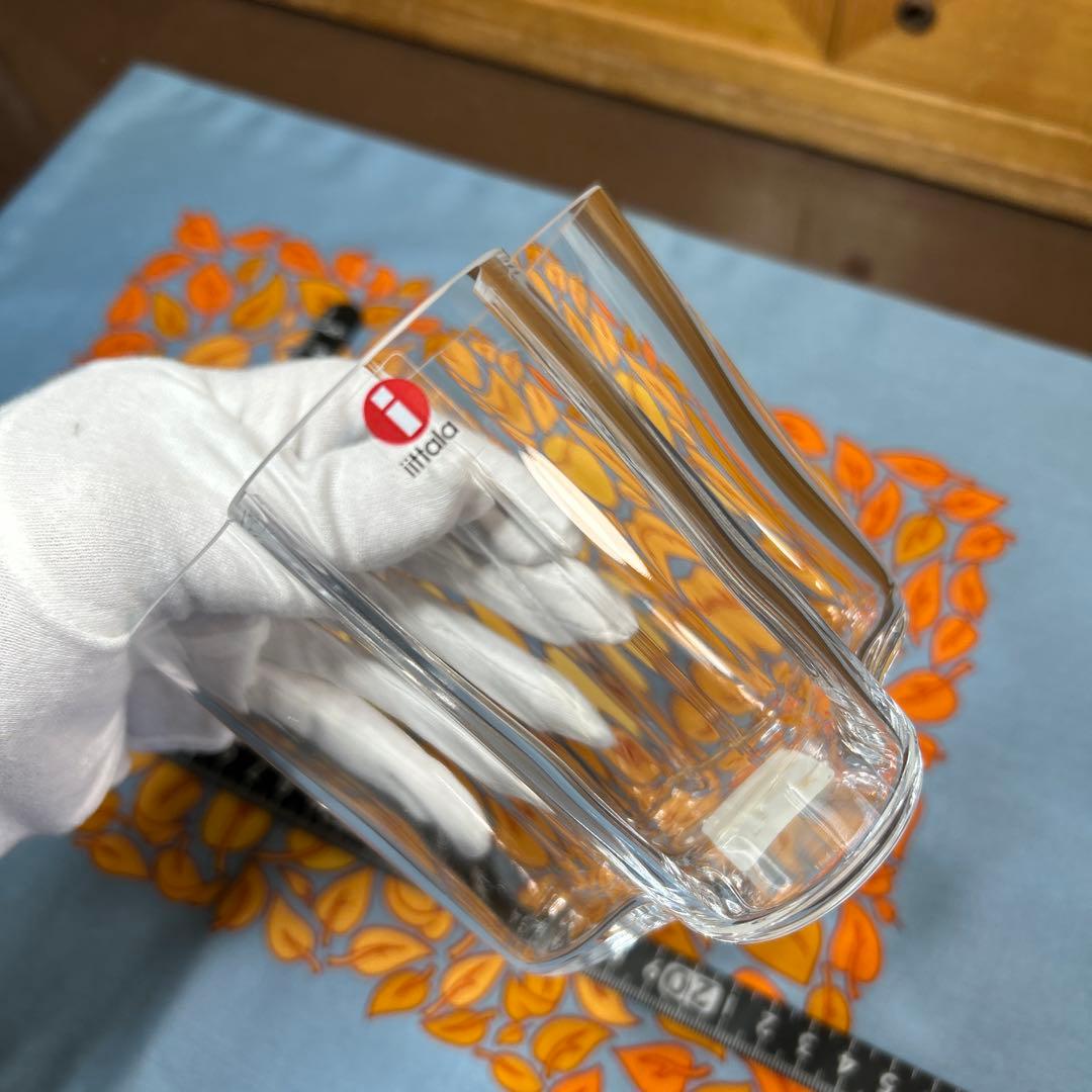 イッタラ　アルヴァ・アアルト　クリア　95ミリ フラワーベース　美品