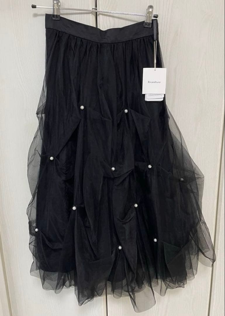 リランドチュール ☆パールタッキングチュールスカート