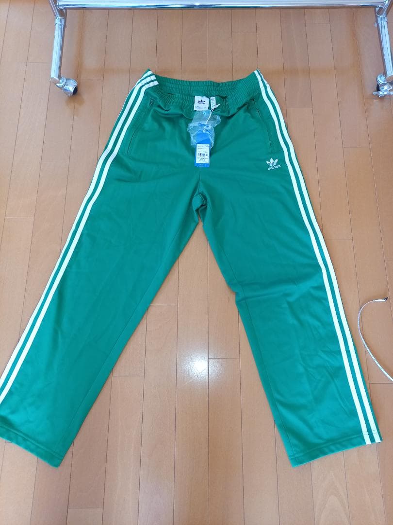 ウォーキング・ランニングウェア ADIDAS FIREBIRD TRACK PANTS-GREEN/WHITE