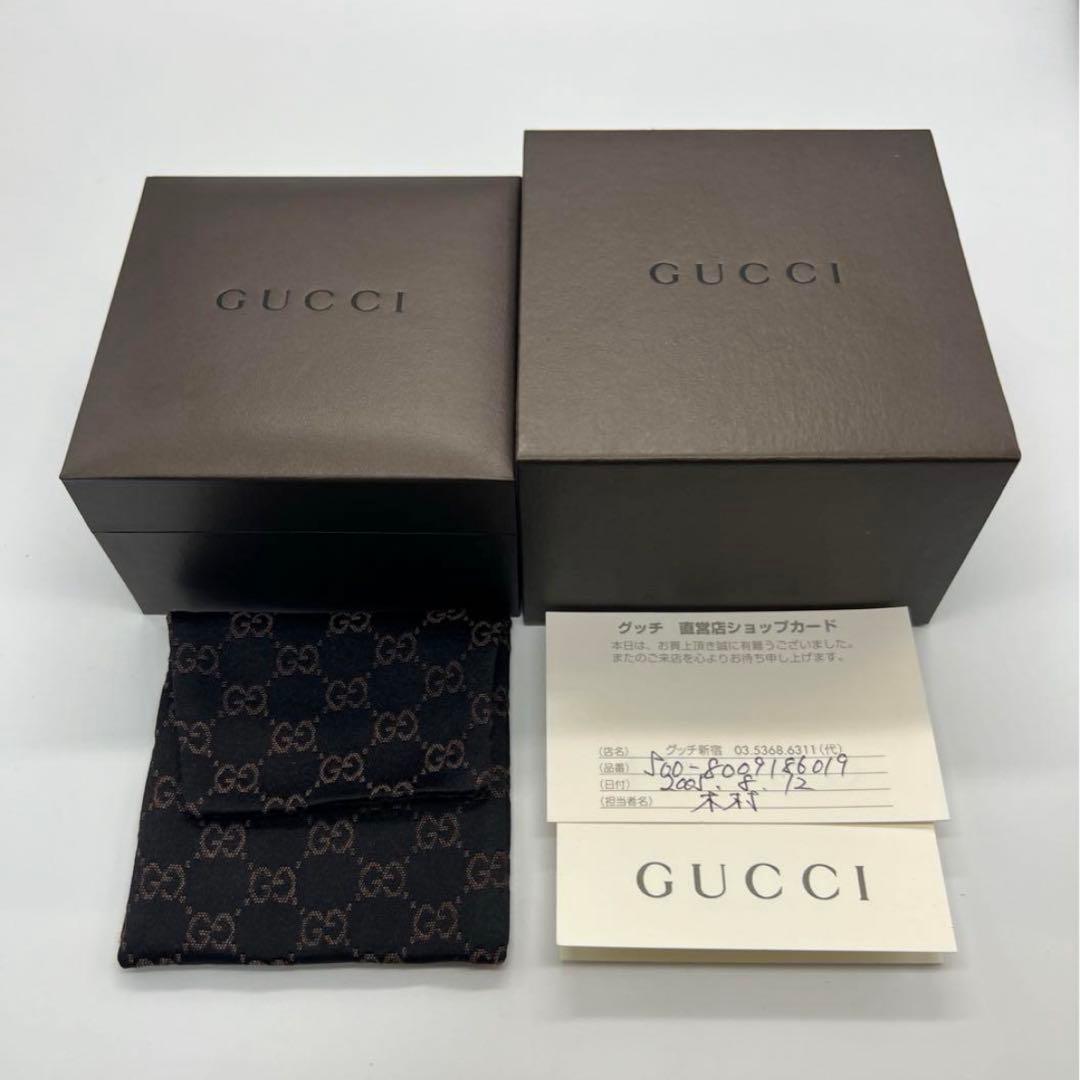 【GUCCI】グッチ シルバー バンブー バングル【付属品完備】⚠️