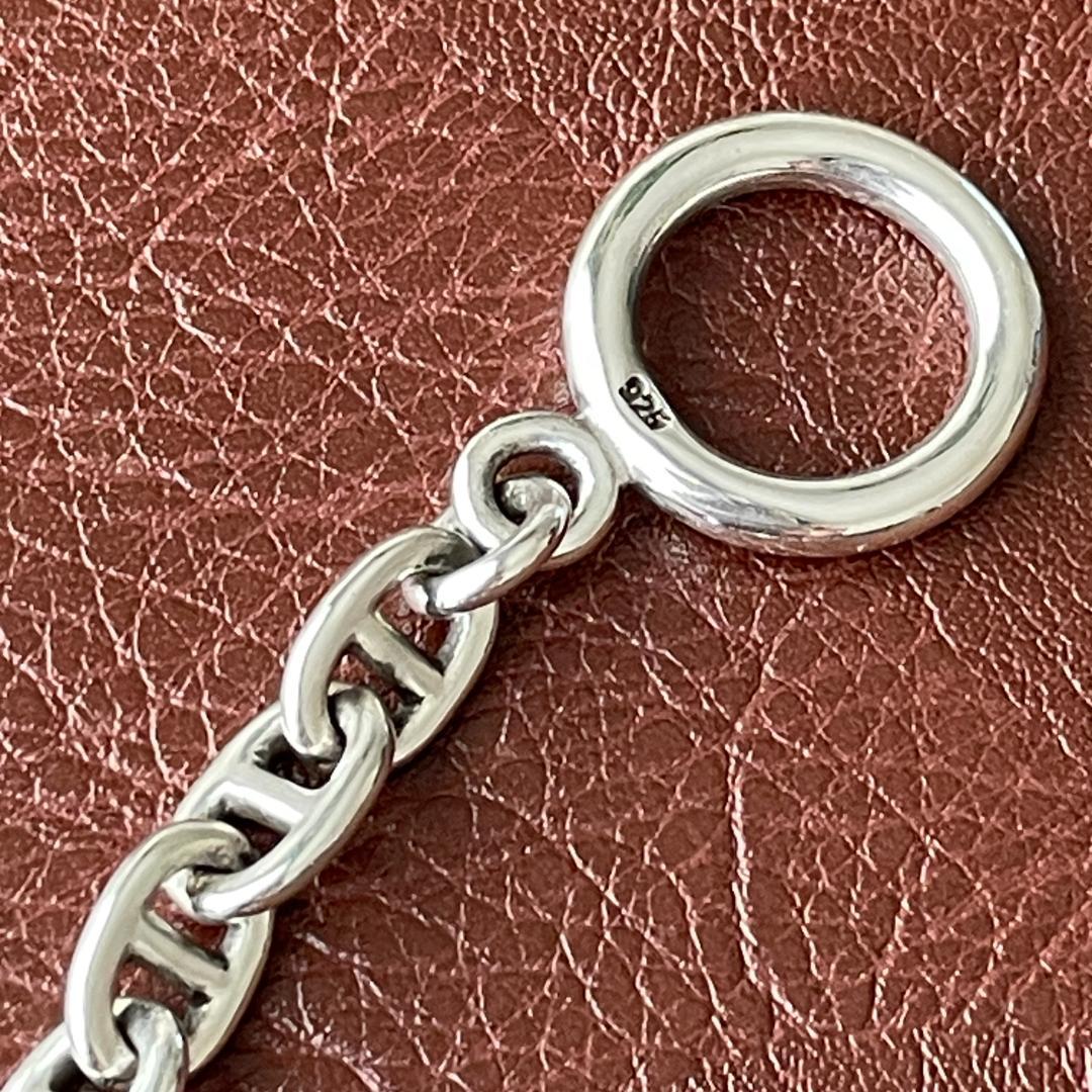 メンズ シルバー925 ブレスレット アンカーリンク シェーヌダンクルデザイン