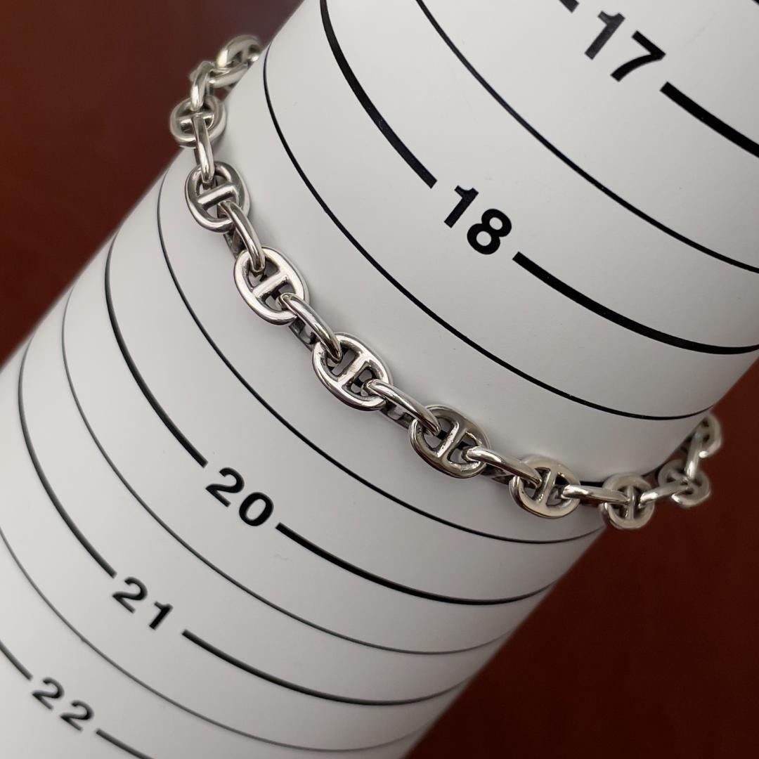 メンズ シルバー925 ブレスレット アンカーリンク シェーヌダンクルデザイン