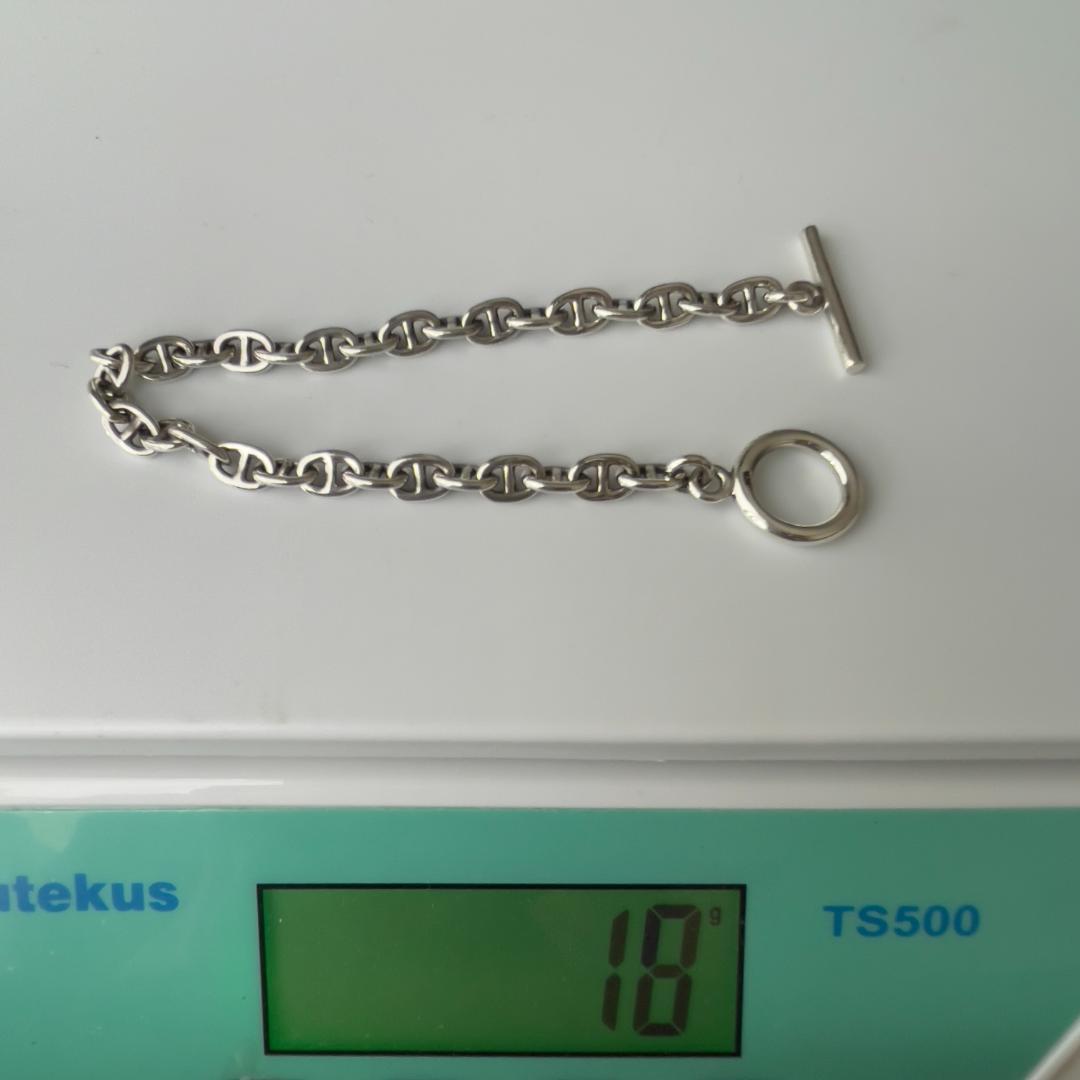 メンズ シルバー925 ブレスレット アンカーリンク シェーヌダンクルデザイン
