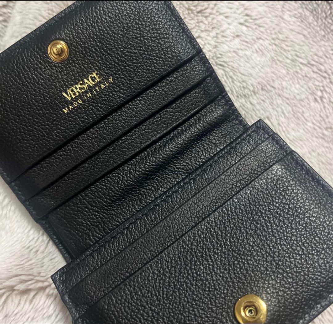 VERSACE ブラック 二つ折り財布