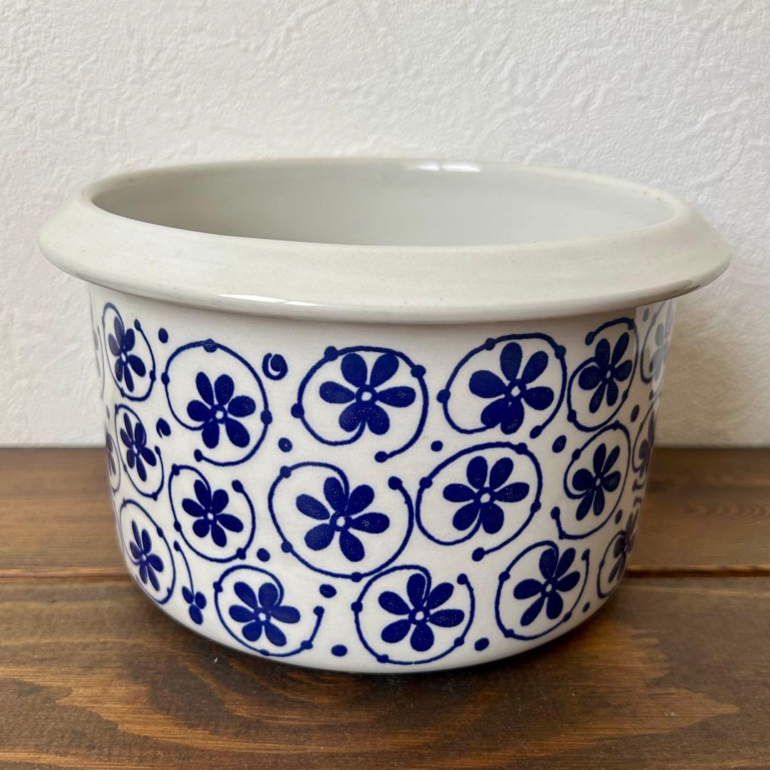 ベングト・バークランド グスタフスベリ　ブルーフラワーのボウル 1971年