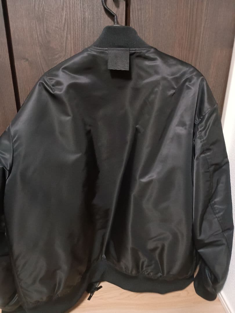 せ*い様 ユニクロ +J MA-1 ブラック XXL