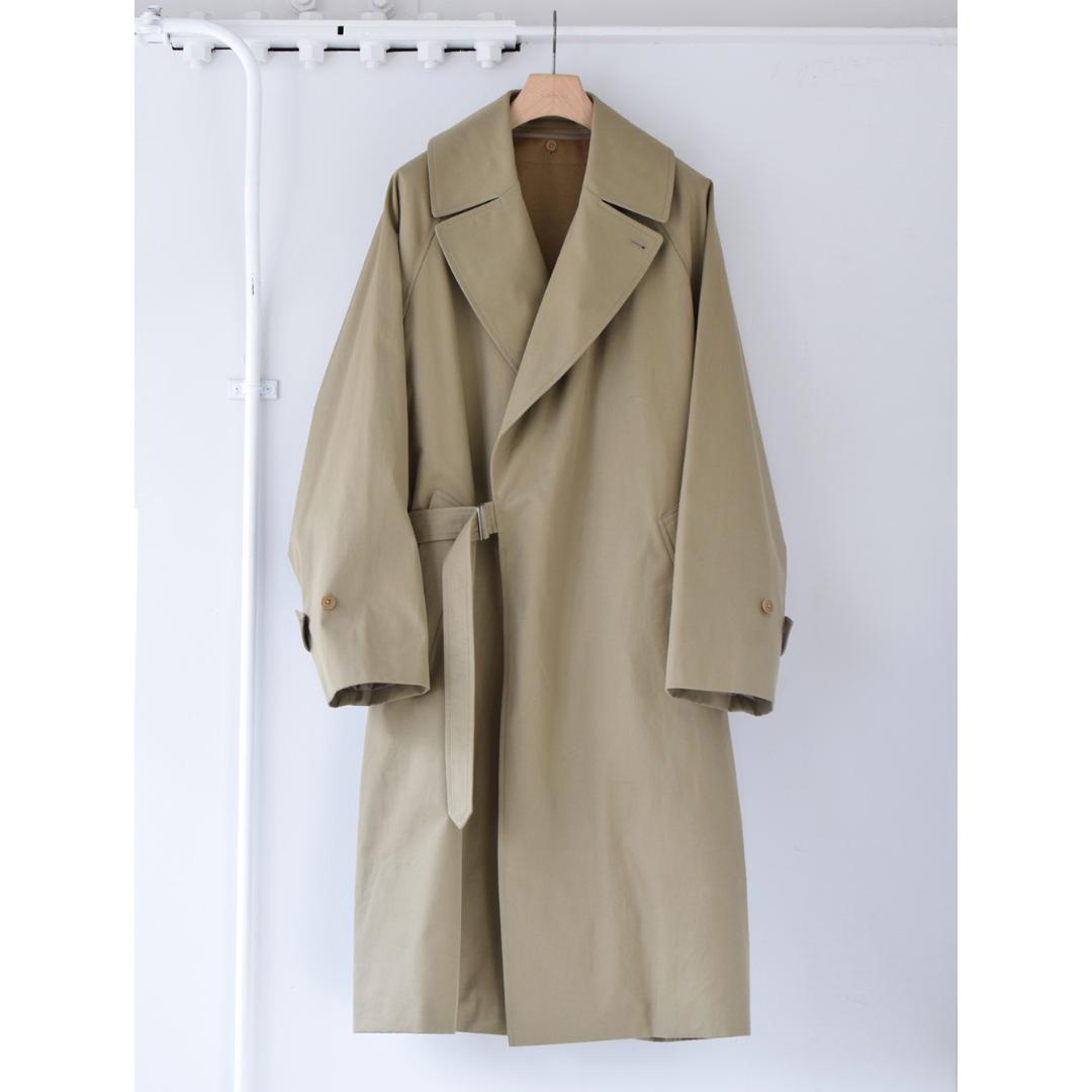 COMOLI コットンギャバ タイロッケンコート