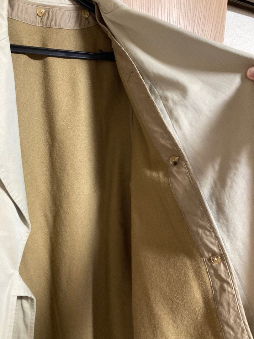 COMOLI コットンギャバ タイロッケンコート