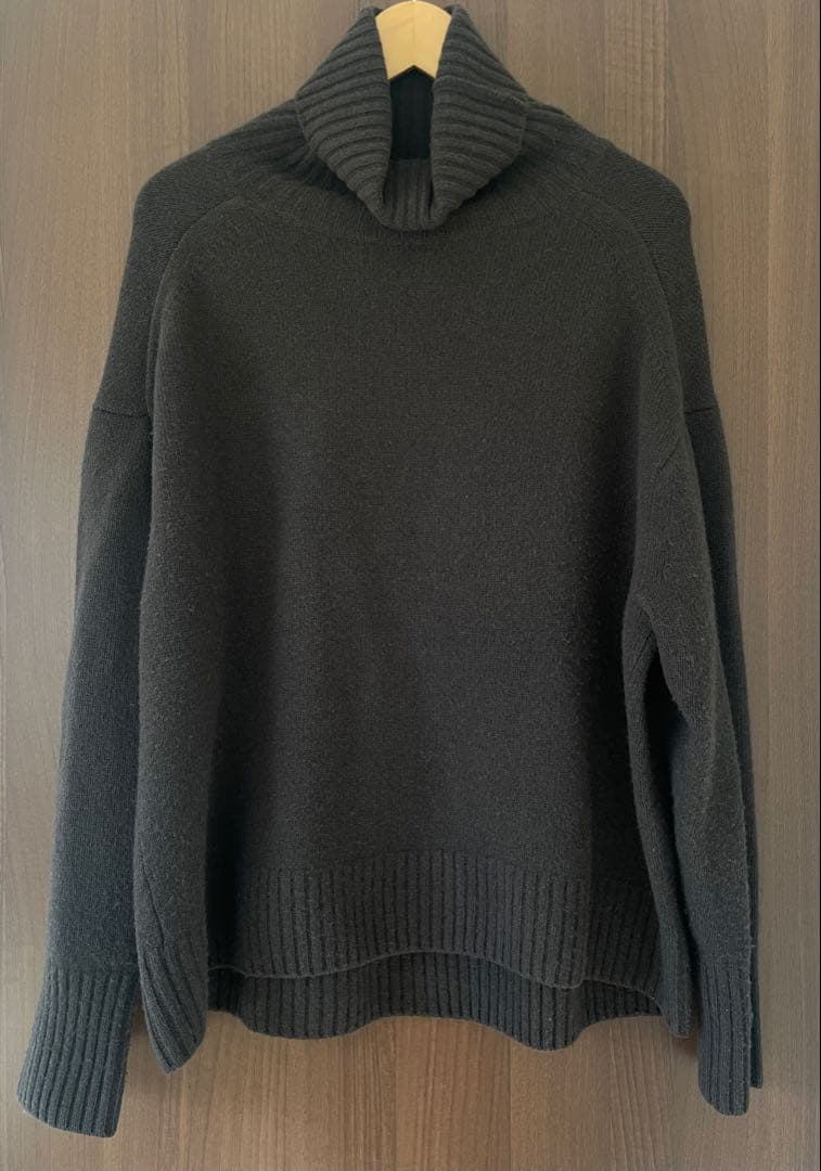 【IENA】AQUAハイネックワイドプルオーバー