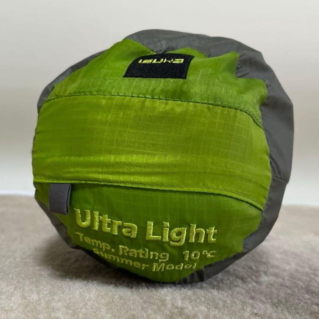 ISUKA イスカ ウルトラライトサマーモデル シュラフ 寝袋 アウトドア 美品