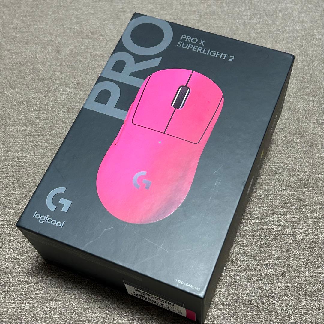 logicool PRO X SUPERLIGHT 2 ピンク