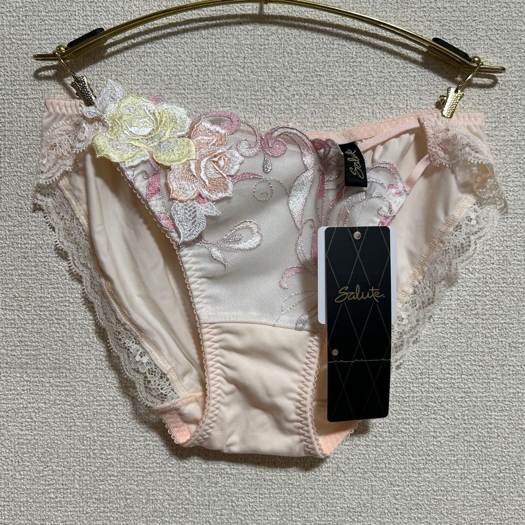 C70 ワコール サルート フロントエックス+ブラ ブラ&ショーツ 新品