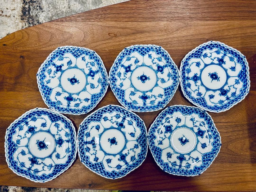 ロイヤルコペンハーゲンティーカップ六脚セット