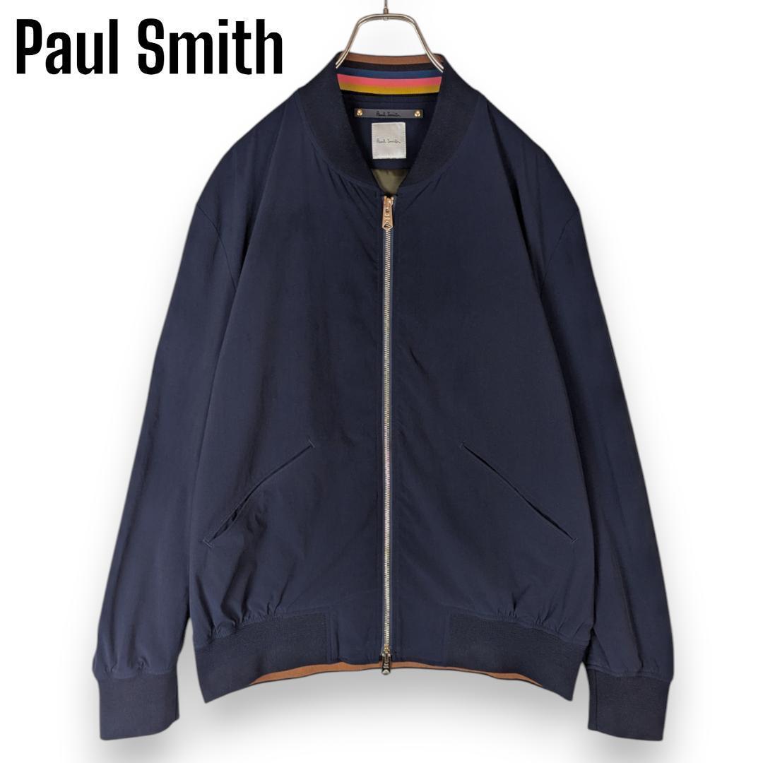 美品 定価49,500円 ポールスミス 2WAYストレッチ ダブルジップMA-1