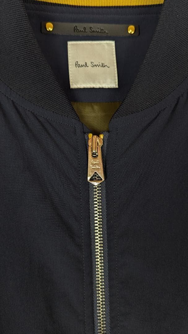 美品 定価49,500円 ポールスミス 2WAYストレッチ ダブルジップMA-1