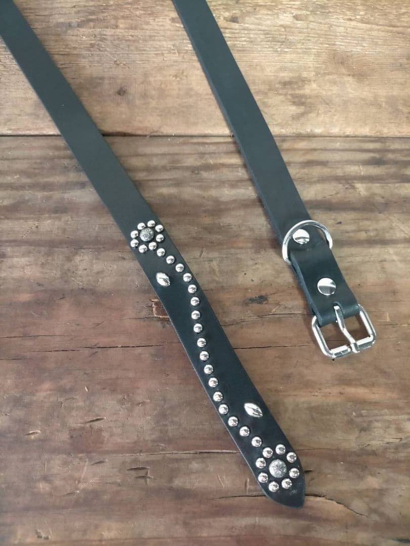 sky_neo ナローベルト スタッズベルト 36インチ 20㎜ 等