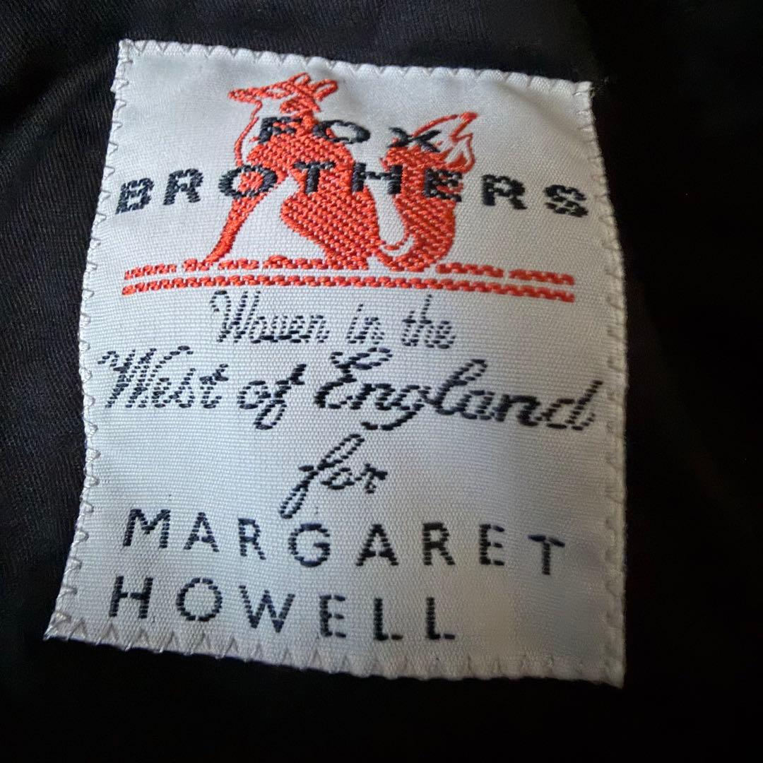 マーガレットハウエル フォックスブラザーズ ウール チェスター コート S