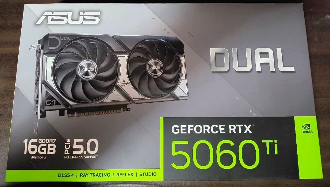 新品　ASUS Dual GeForce RTX 5060 Ti 16GB