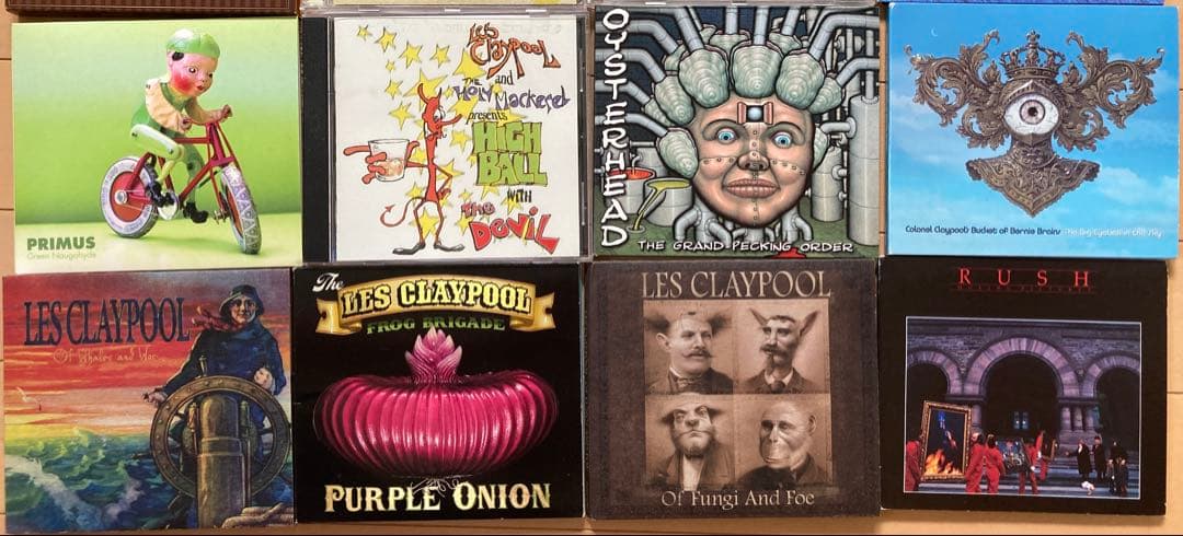 PRIMUS & Les Claypool アルバムコレクション