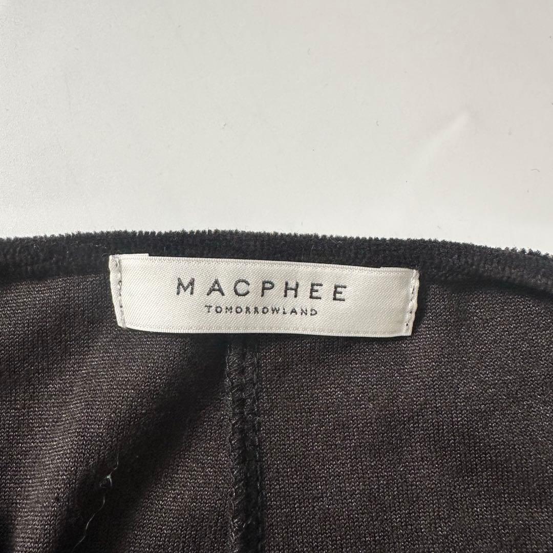 MACPHEEマカフィー　コットンポリエステルベロア オールインワン