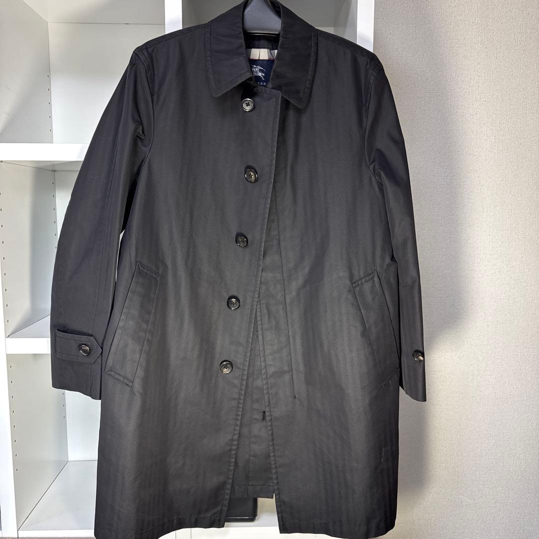 BURBERRY LONDON バーバリー　ステンカラーコート　ブラックM 美品