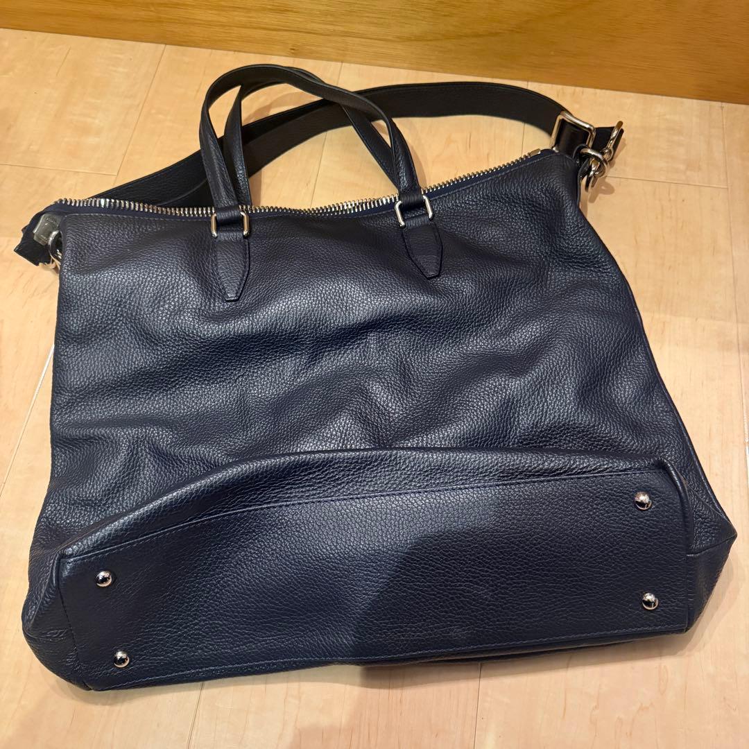 a*a様 ZANELLATO ブラックレザー トートバッグ