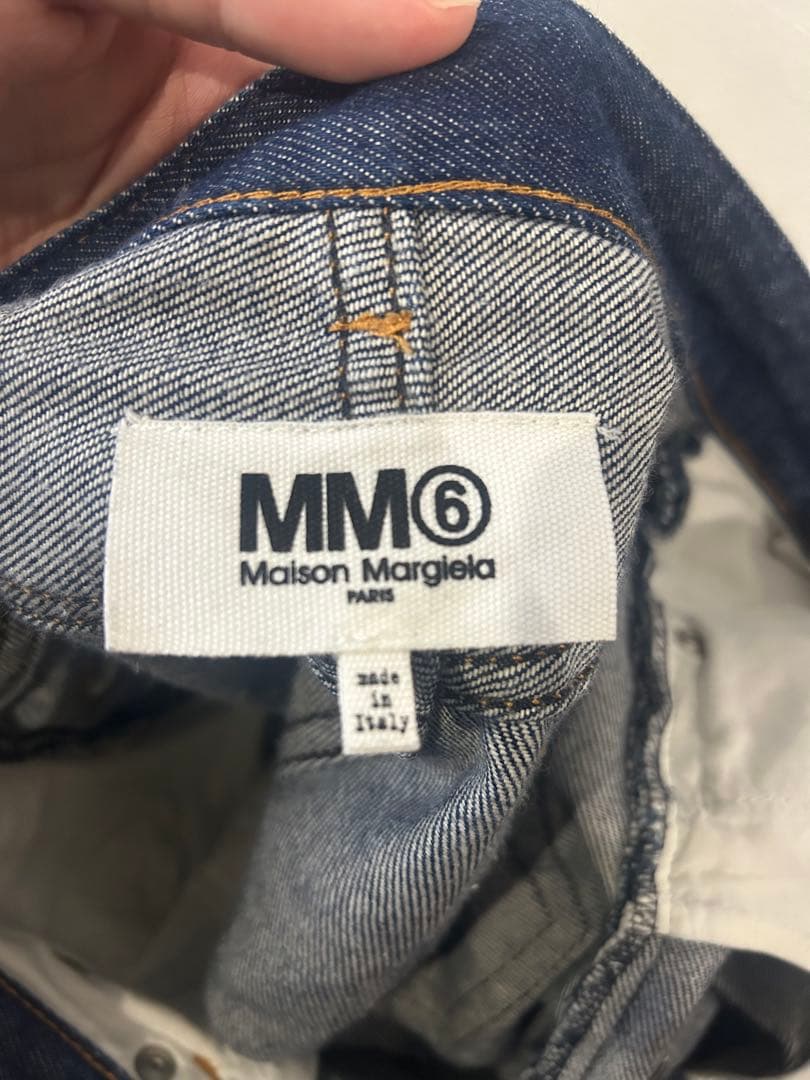 mm6 ワイドフレアデニム