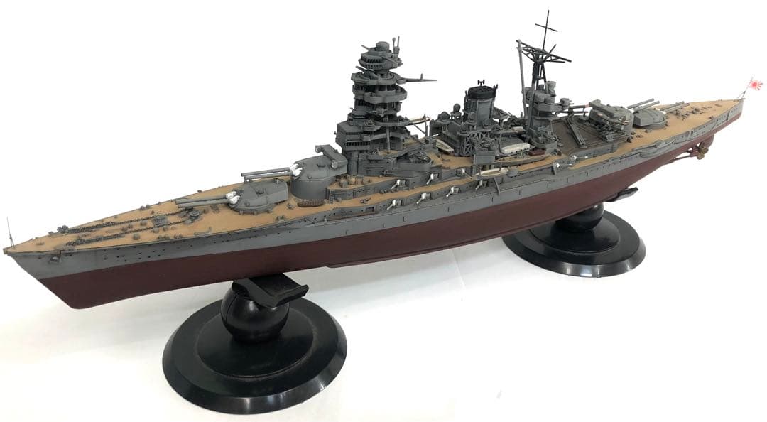 フジミ　1/500 長門　完成品