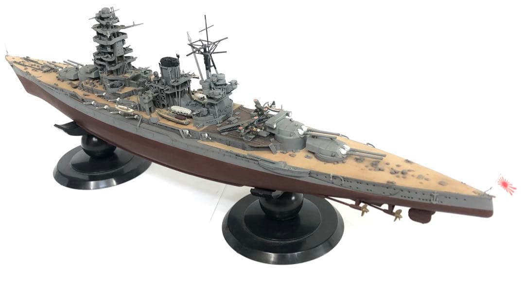 フジミ　1/500 長門　完成品