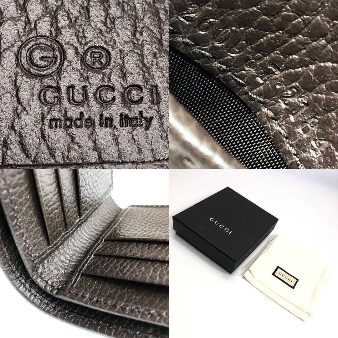 【ヨッシー様】未使用✨箱付 グッチ GGキャンバス コンパクトウォレット