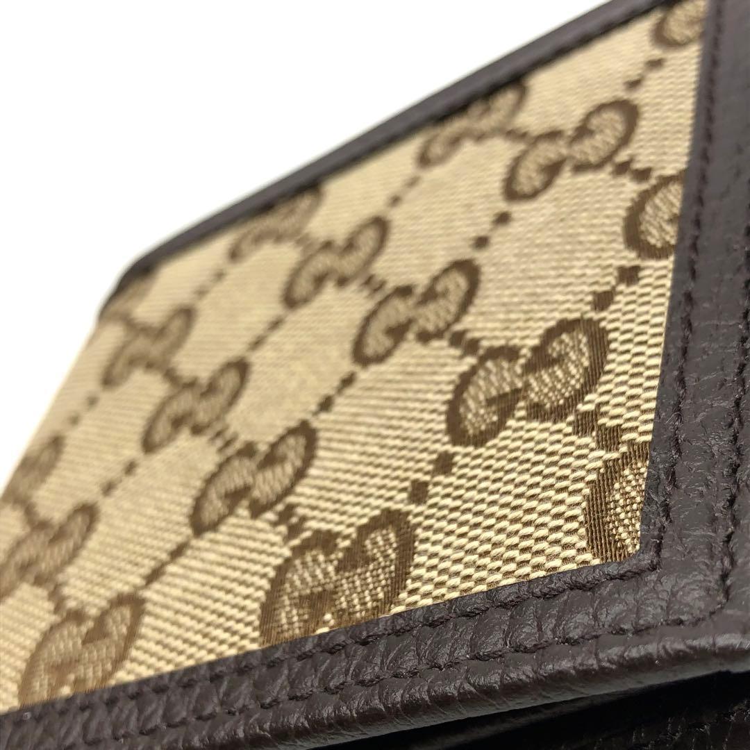 【ヨッシー様】未使用✨箱付 グッチ GGキャンバス コンパクトウォレット
