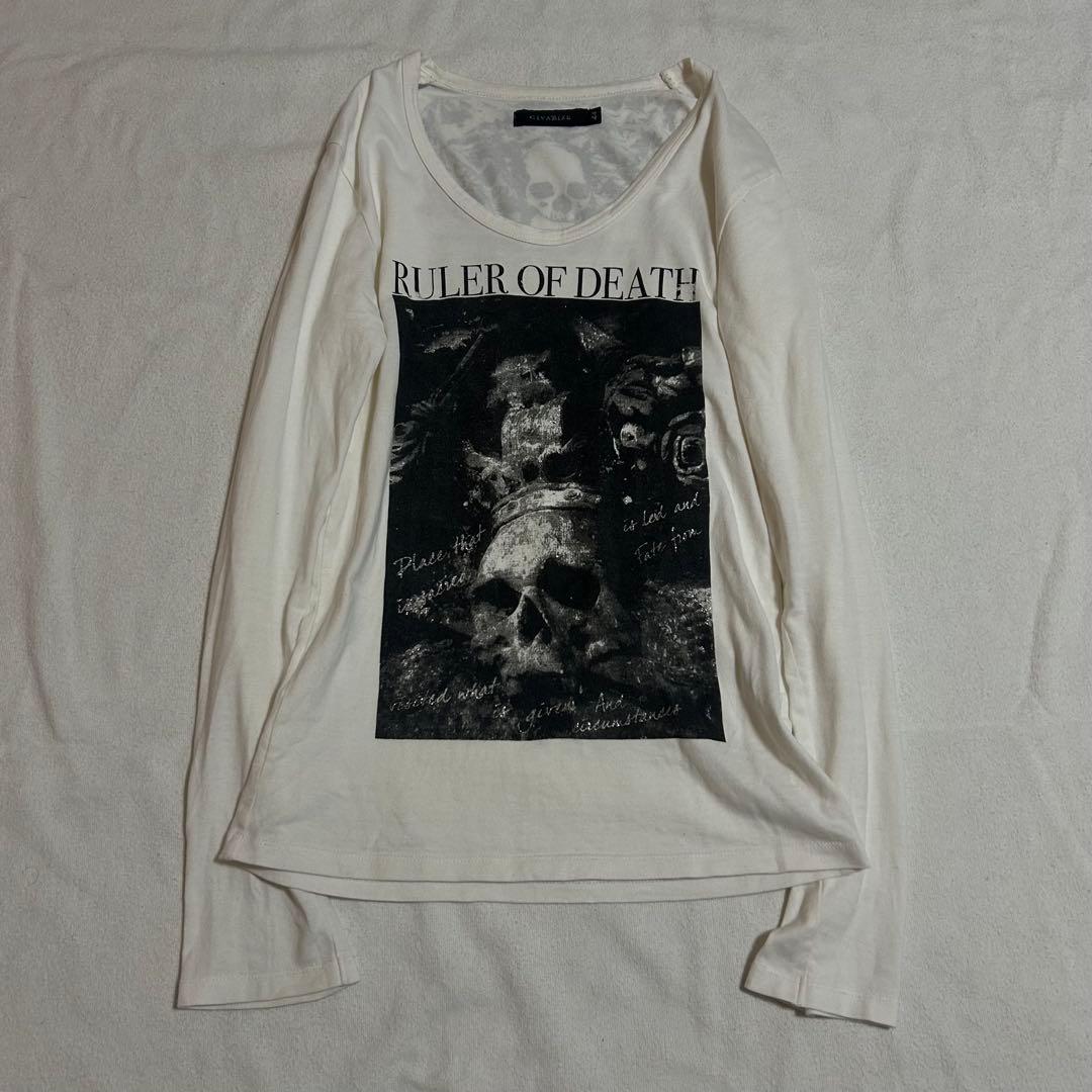 トップス Civarize skull long sleeve t-shirt lgb