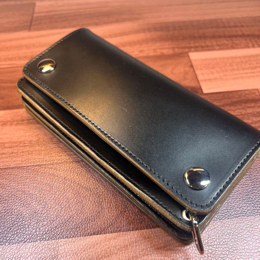 えすあーる野郎【トラッカーウォレット ロング】 3層 ホースバット