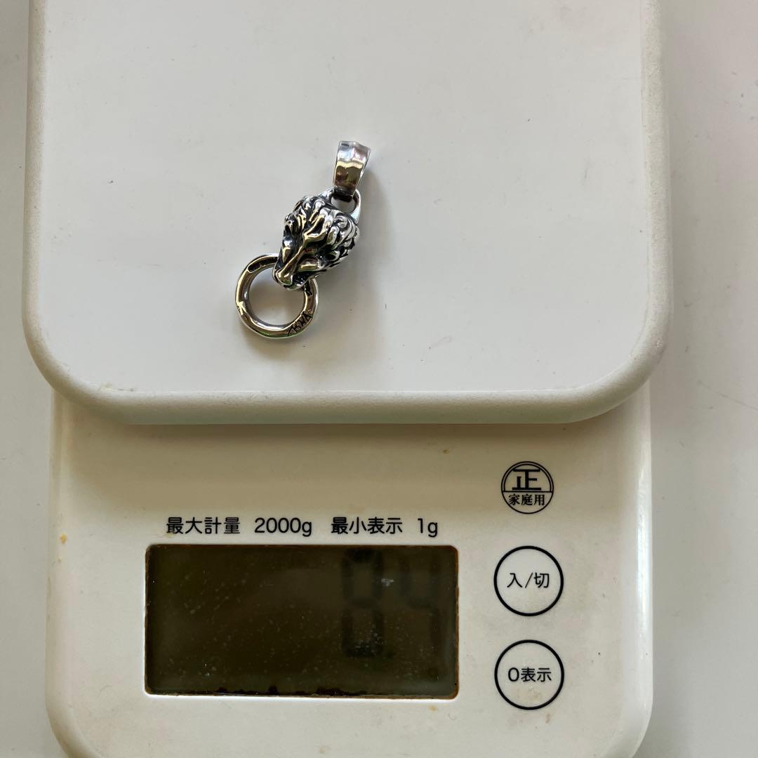 Julaビルウォールレザー　ライオンヘッド　ペンダント　ネックレス