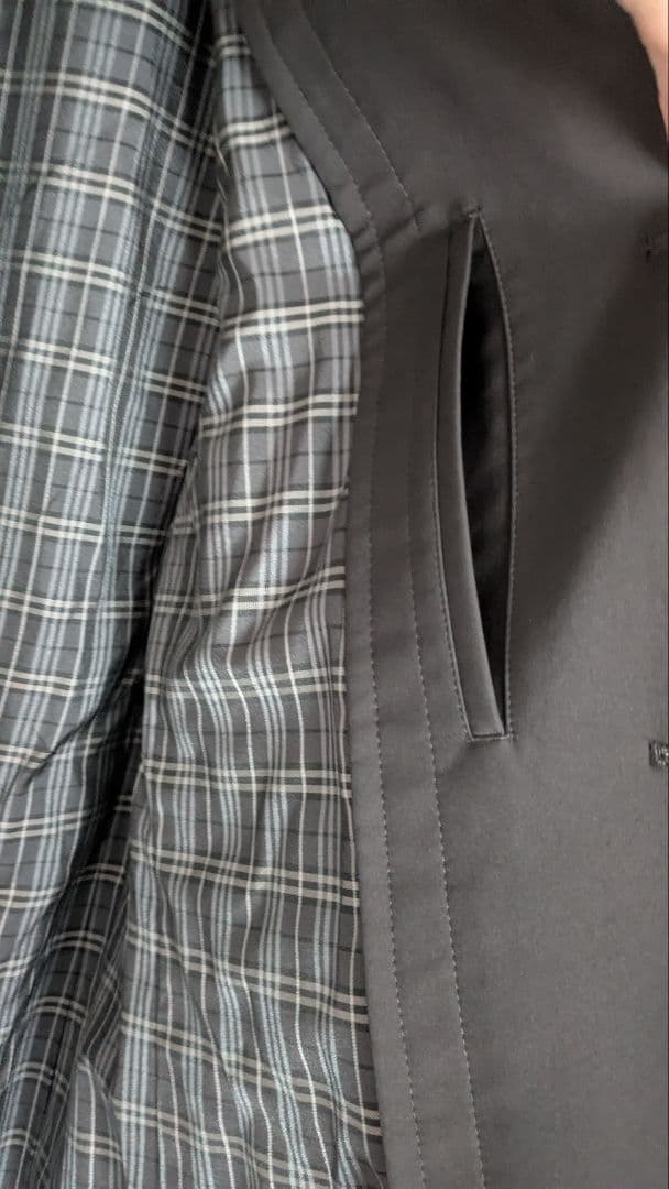 ★メルカードクーポン使用可★バーバリーブラックレーベル トレンチコート サイズL