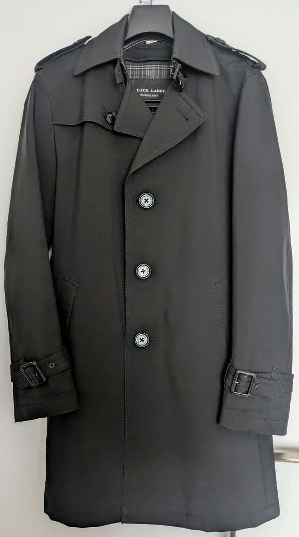 ★メルカードクーポン使用可★バーバリーブラックレーベル トレンチコート サイズL