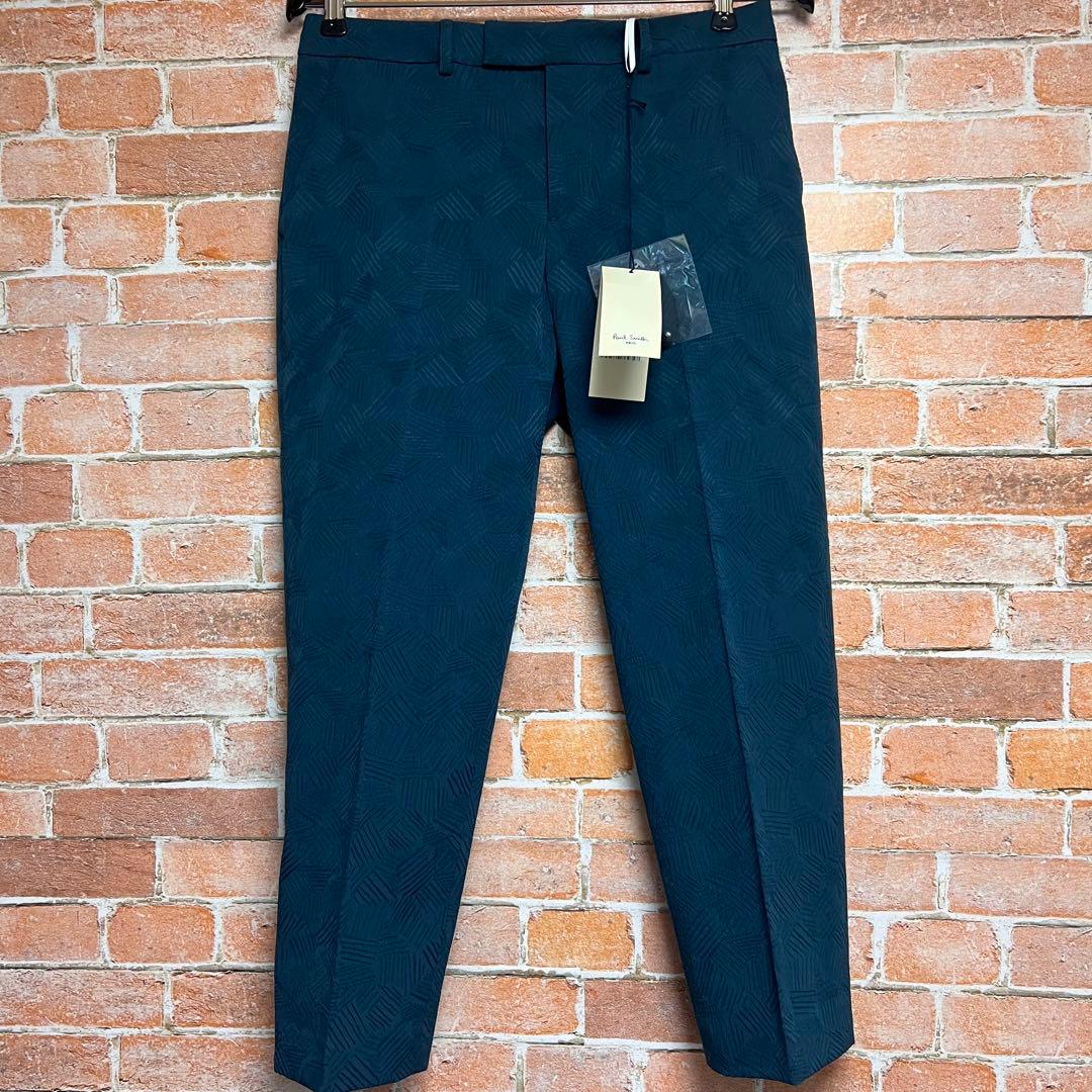 (新品)ポールスミス　ジャガード柄　3ピーススーツセットアップ　シアサッカー生地