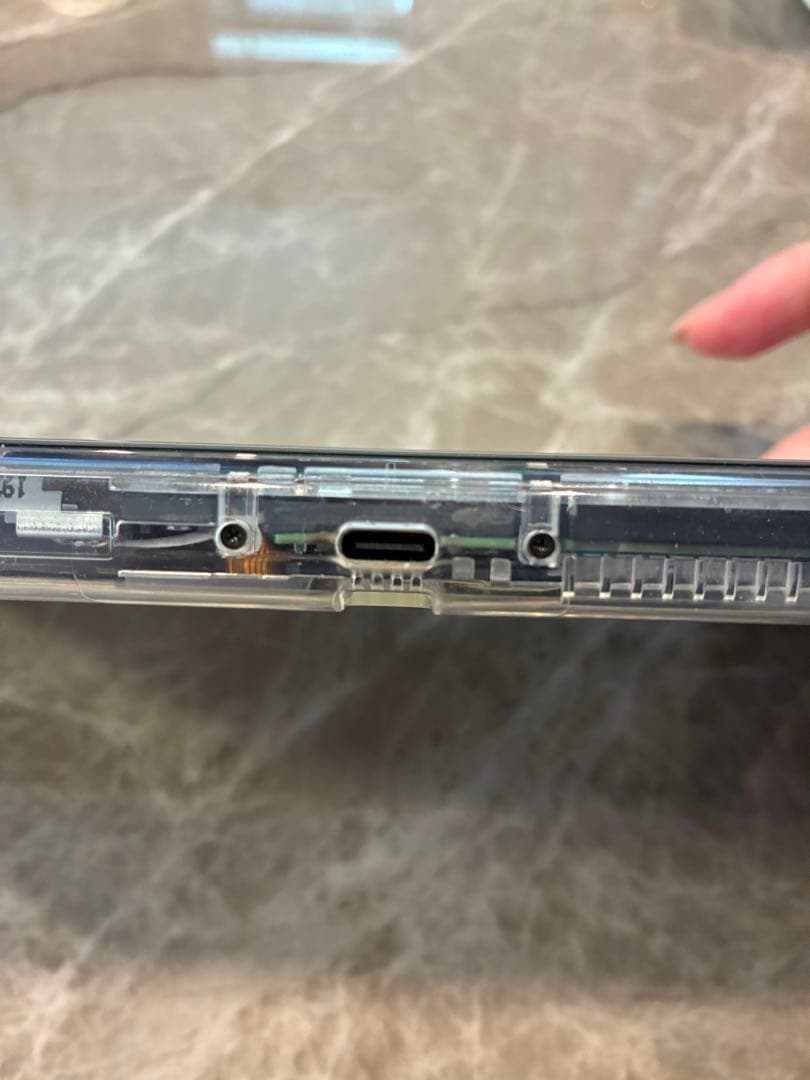 Nintendo Switch Lite カスタム品　クリア 本体