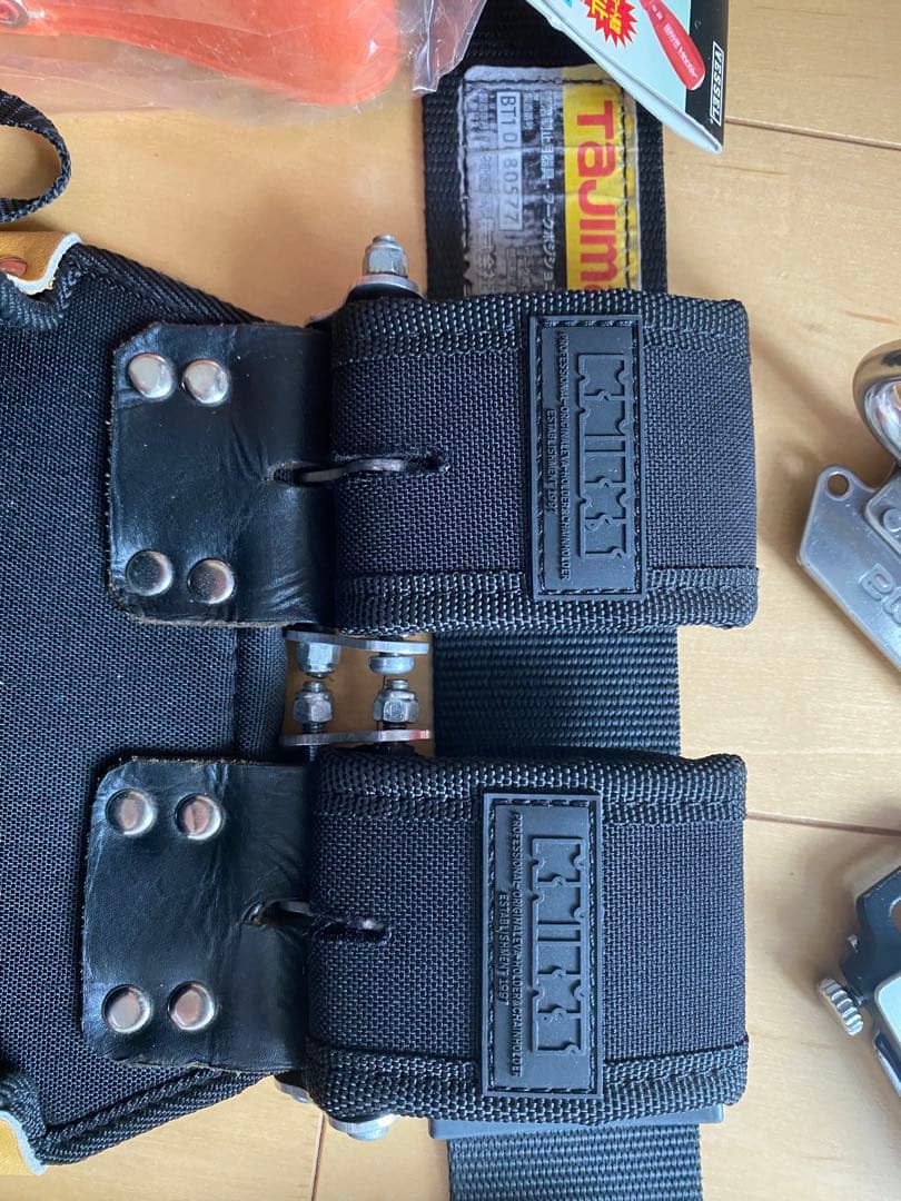 ニックス腰袋・工具差し一式・カラビナ