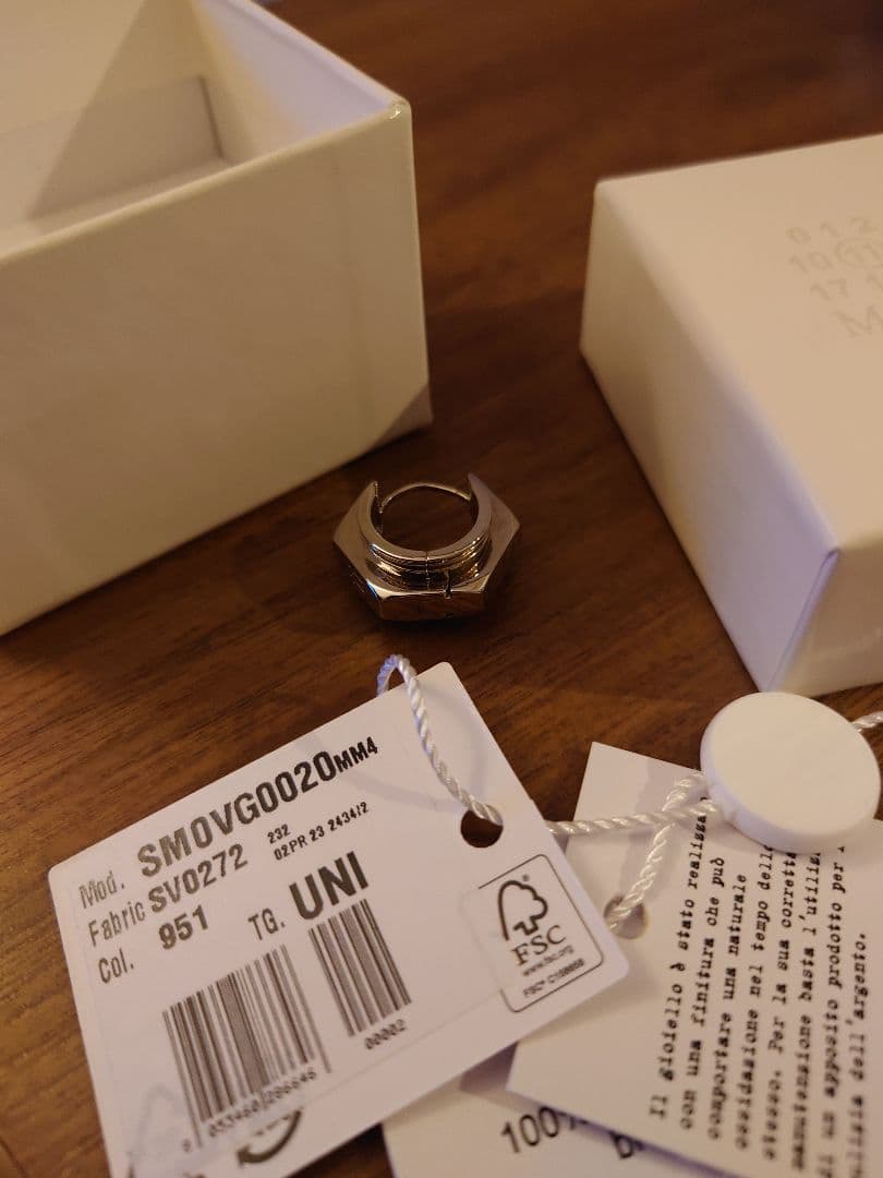 MAISON MARGIELA メゾンマルジェラ ピアス 片耳