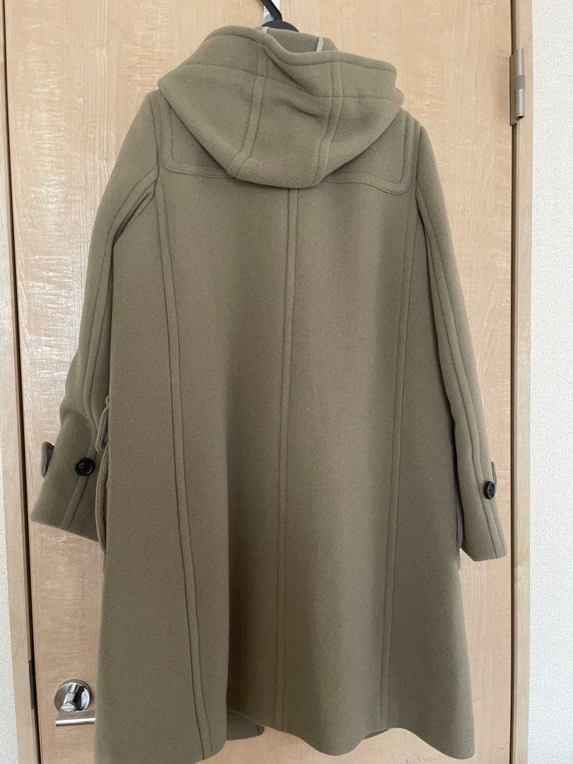 オリーブグリーン フード付きダッフルコート