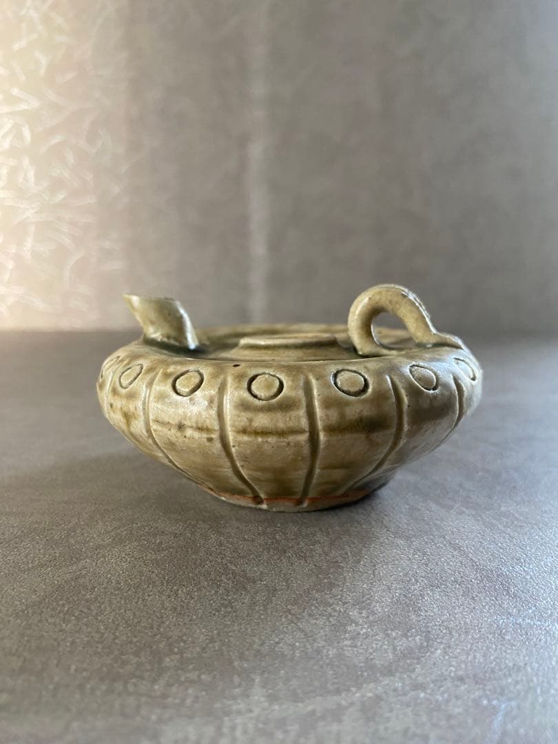 古瀬戸水滴　加藤宇助 作　共箱