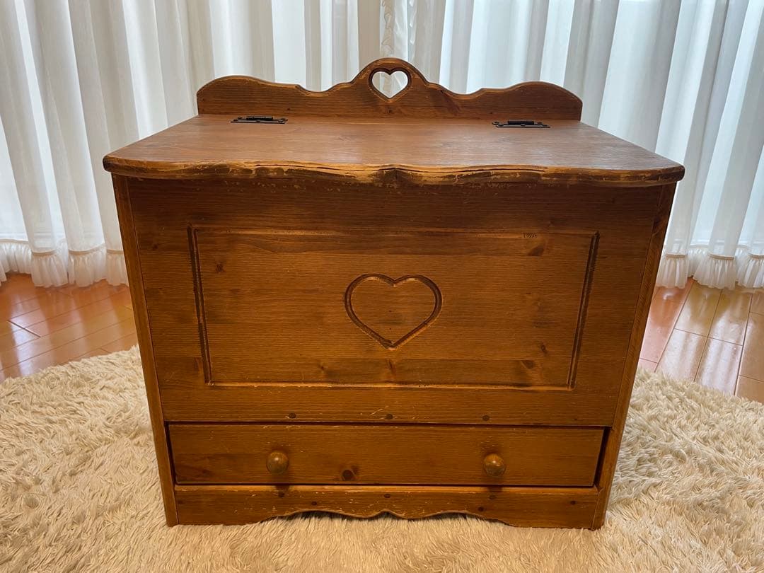 カントリー家具　アンティーク　収納家具　ベンチチェスト